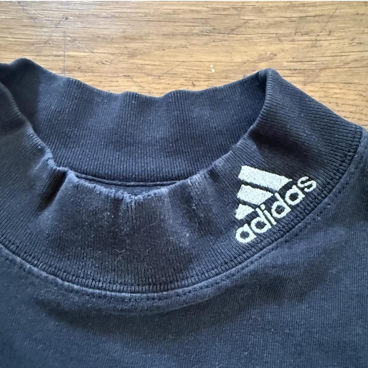 Adidas Vintage Adidas Mock-Neck Tee Size US S / EU 44-46 / 1 - 2 Thumbnail