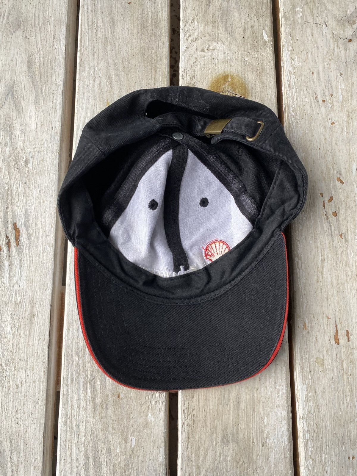Vintage Vintage 90s Formula 1 Racing Shell Lubricants Ferrari cap Size ONE SIZE - 6 Thumbnail