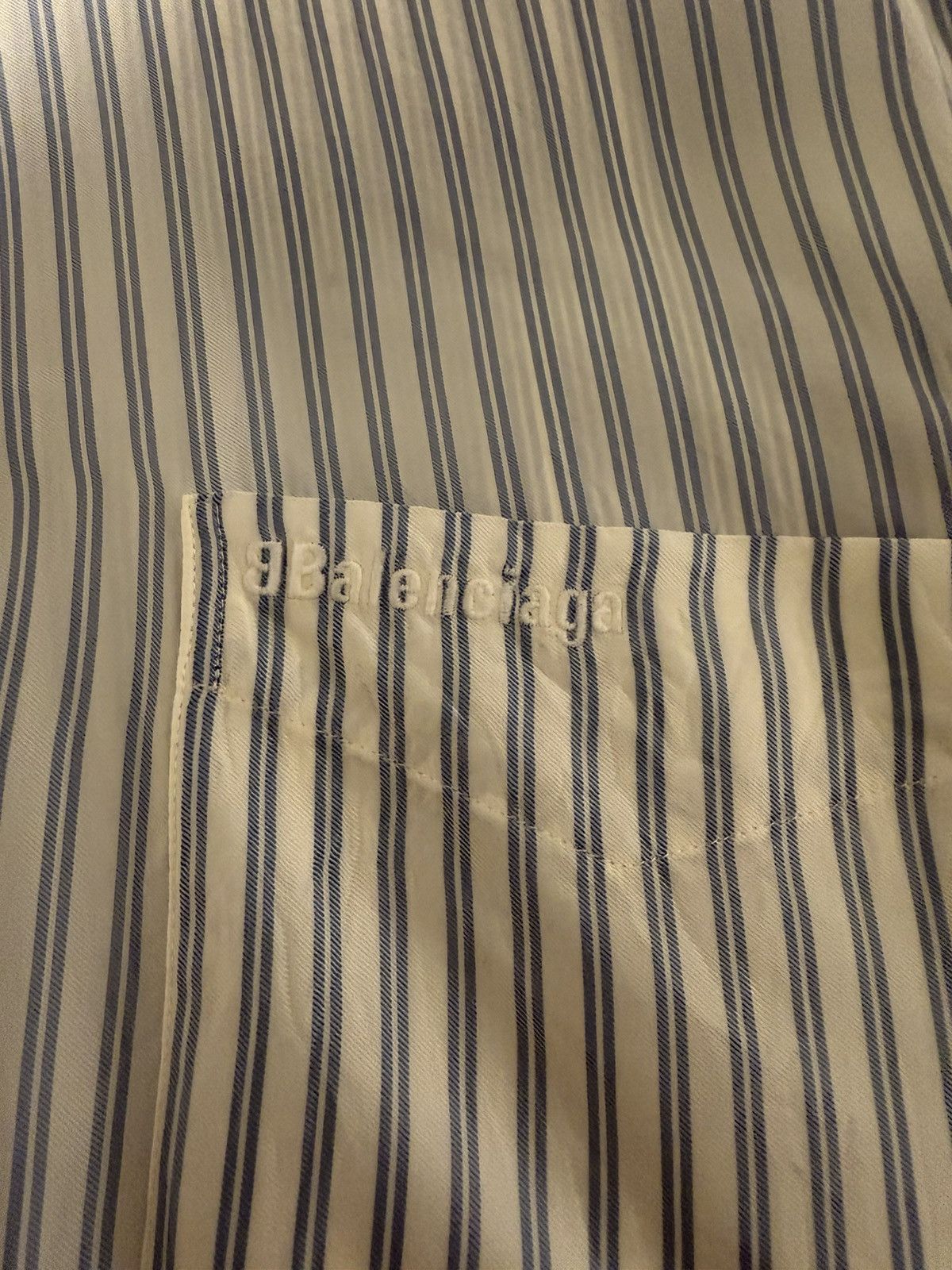 Balenciaga 1600$ BALENCIAGA SILKY POPLIN FABRIC SHIRT Size US L / EU 52-54 / 3 - 6 Thumbnail