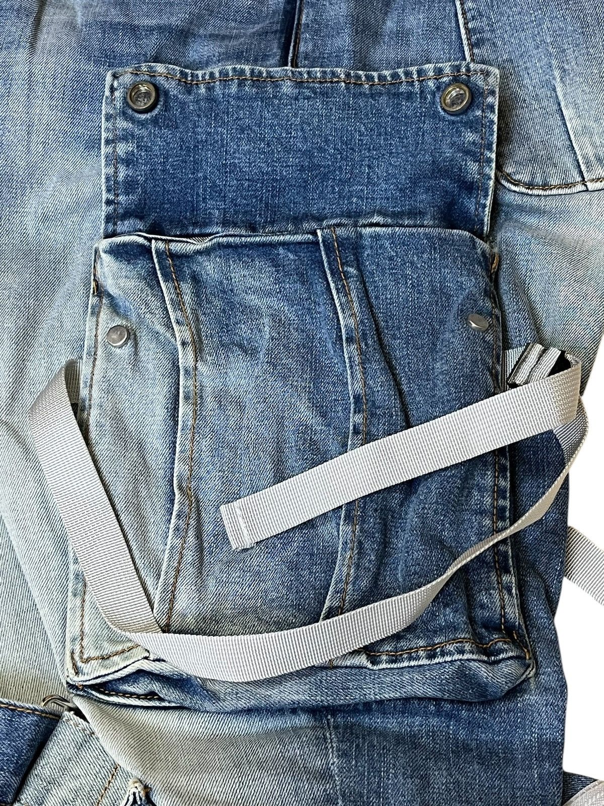Cult Of Individuality JAPANESE CULT OF INDIVIDUALITY ROCKER CARGO BONDAGE JEANS Size US 39 - 10 Thumbnail