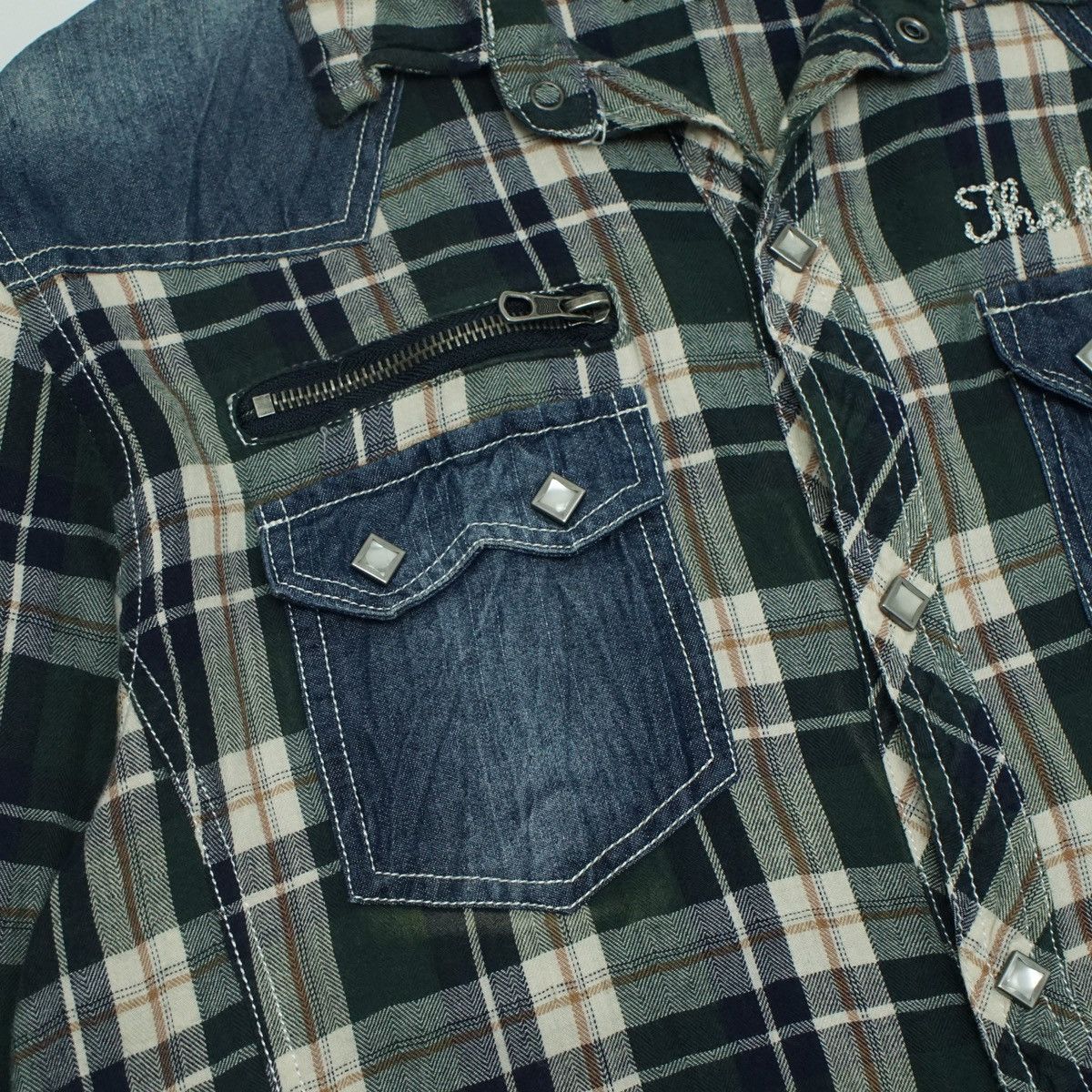 In The Attic *NoTariff In The Attic Plaid Western Shirt Size US L / EU 52-54 / 3 - 3 Thumbnail