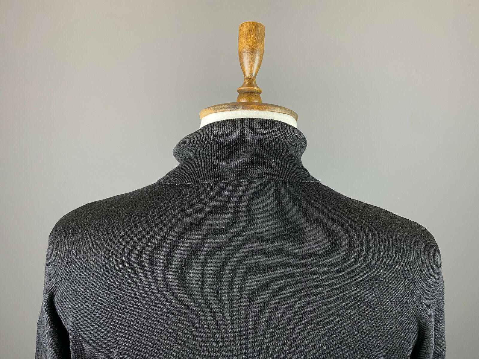Lacoste Men Lacoste Black Wool High Neck Long Sleeve Sweater Size 7 Size US M / EU 48-50 / 2 - 6 Thumbnail