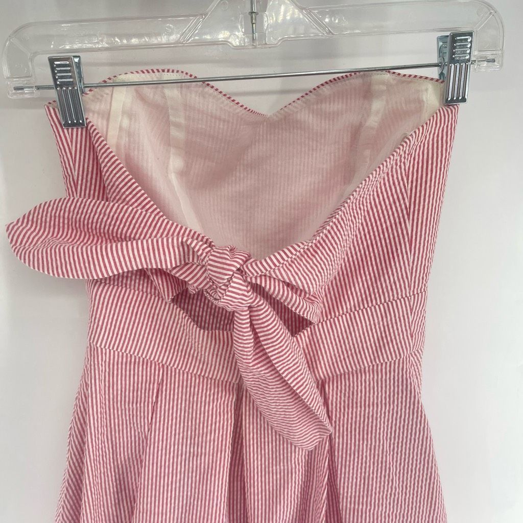 Other Lauren James Women's Strapless Dress Striped Fit Flare Mini Size XS / US 0-2 / IT 36-38 - 13 Thumbnail