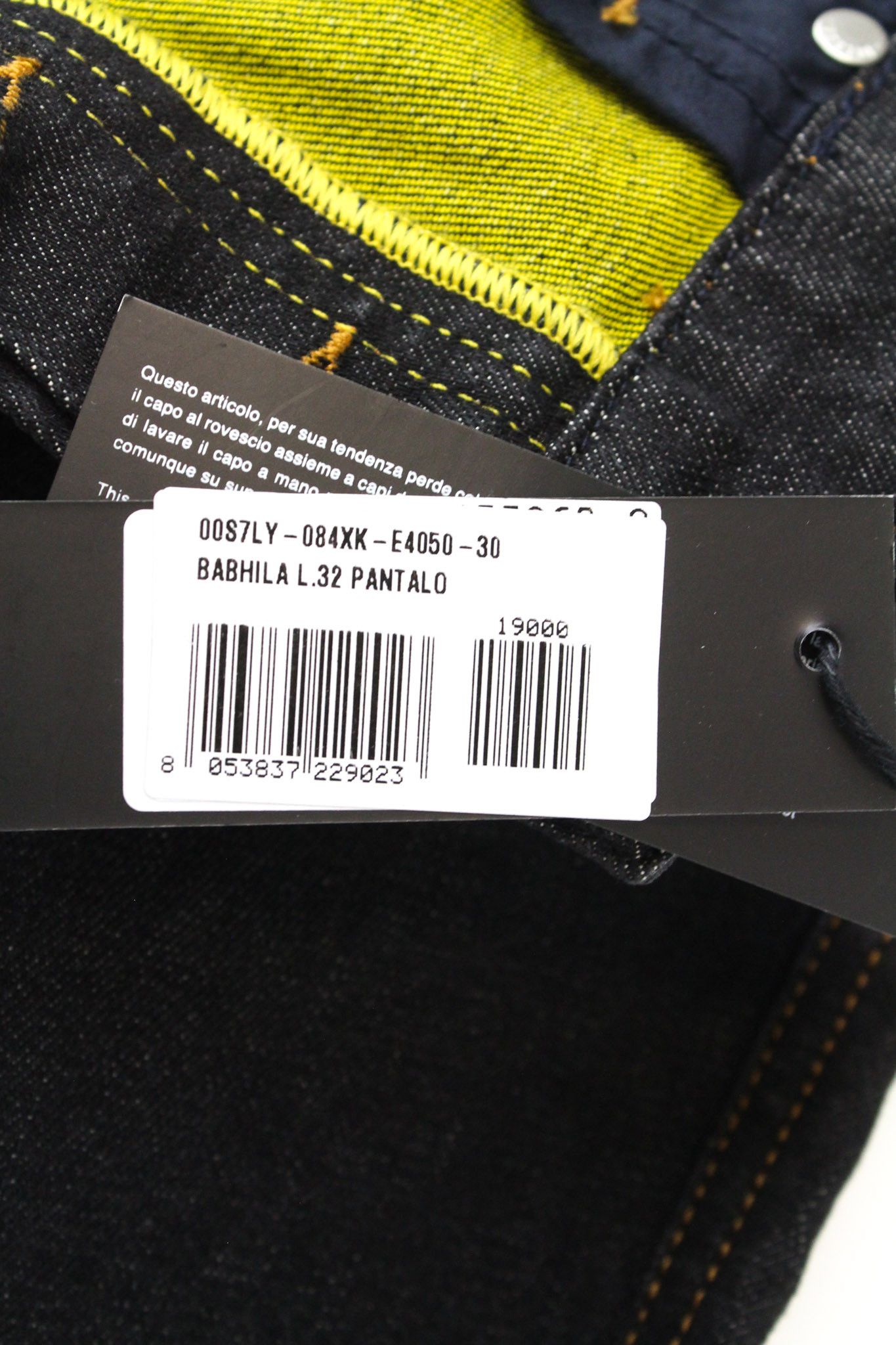 Diesel BABHILA 084XK W30/L32 Dark Blue Stretch Jeans 70062 Size 30" / US 8 / IT 44 - 9 Thumbnail
