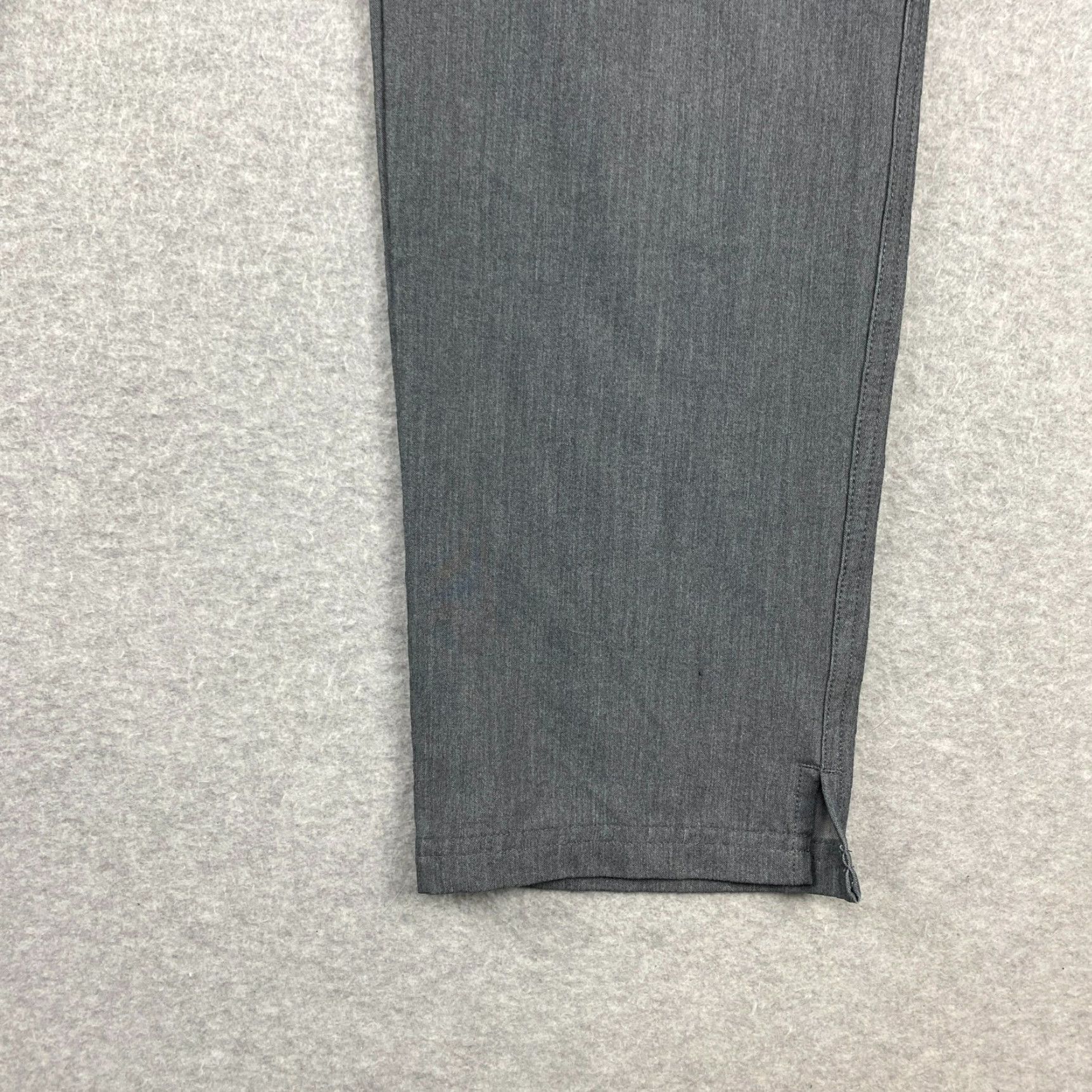 Vintage FIGS Yola Skinny Scrub Pants Womens Small Gray Solid Slim Stretch Technical Collection Size 28" / US 6 / IT 42 - 3 Thumbnail