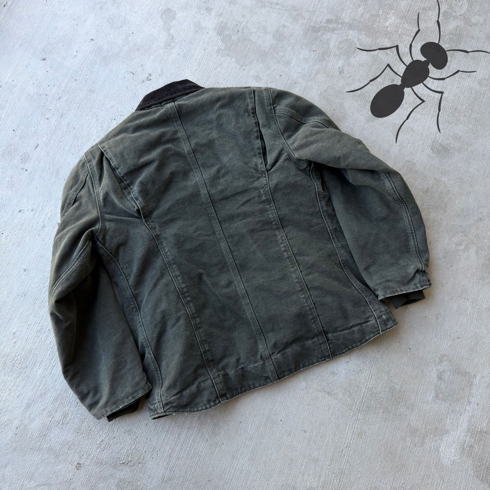 Carhartt × Vintage Carhartt WOMENS WC061 MOS green chore work wear jacket Size US S / EU 44-46 / 1 - 6 Thumbnail