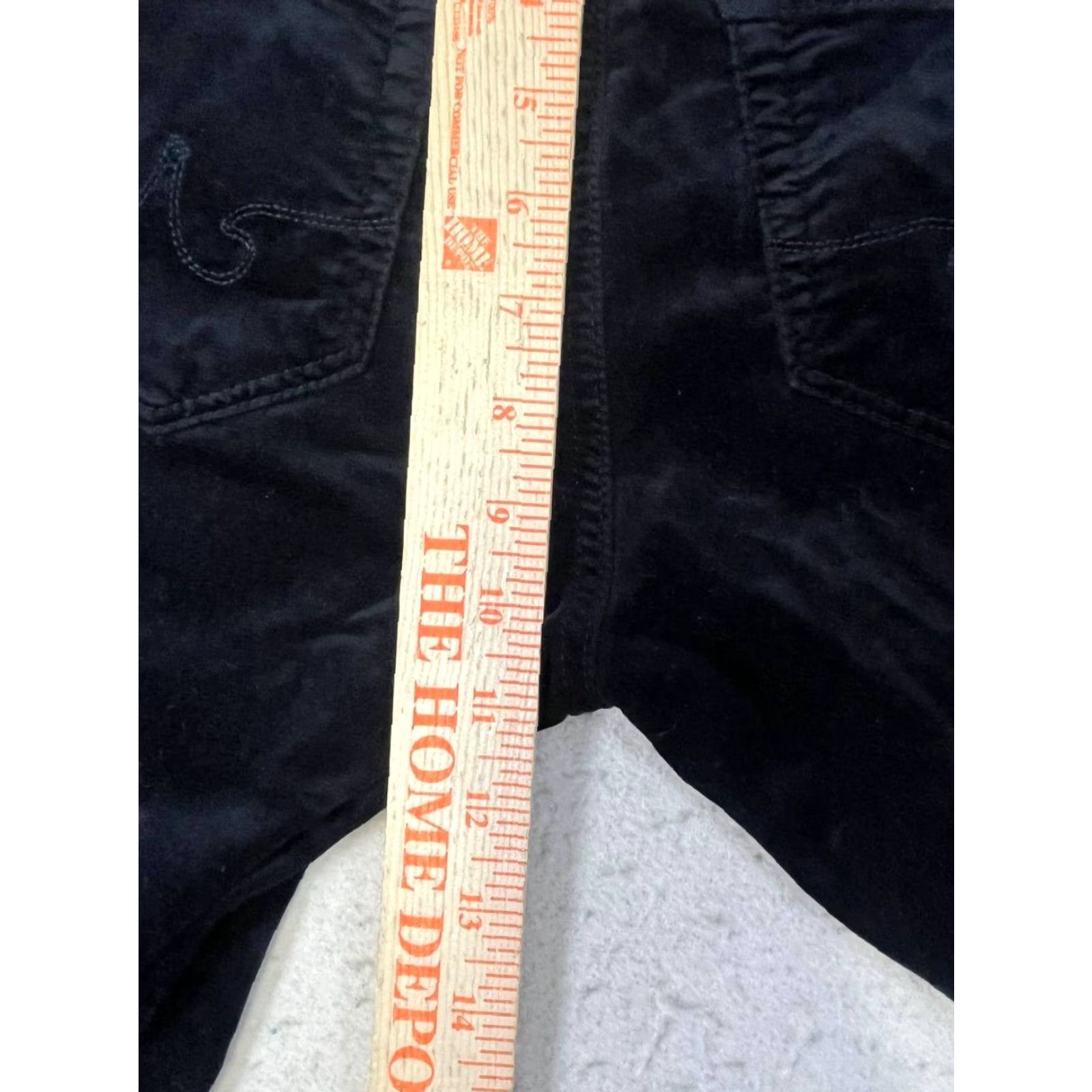 Velvet AG Adriano Goldschmied The Legging Super Skinny Jeans Ankle Black Size 25 Womens Slim Cotton Blend Velvet 25 Size 42" / US 20 - 5 Thumbnail