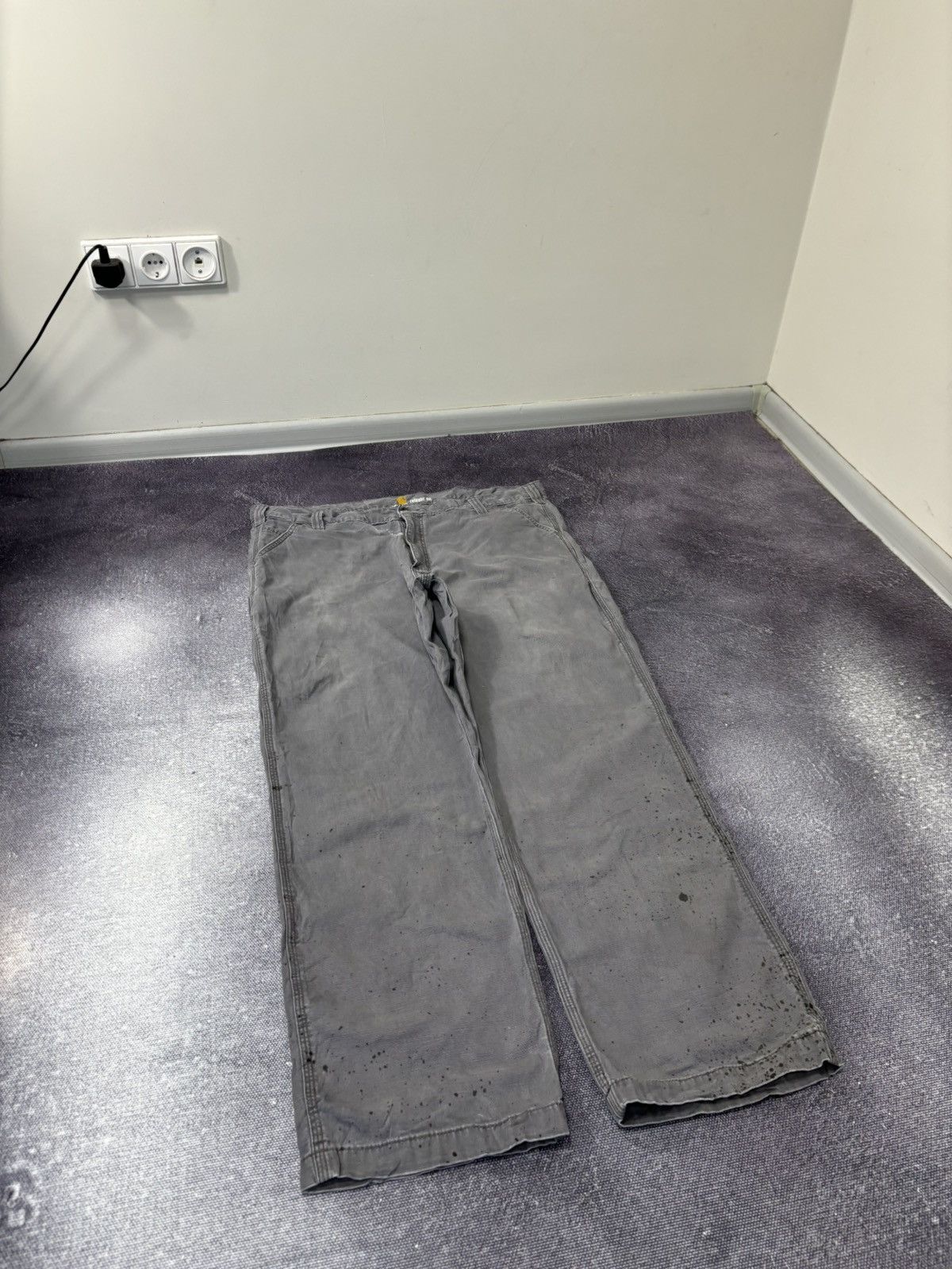 Carhartt Vintage Carhartt USA Workwear Gray Baggy Carpenter Pants Size US 42 / EU 58 - 8 Thumbnail