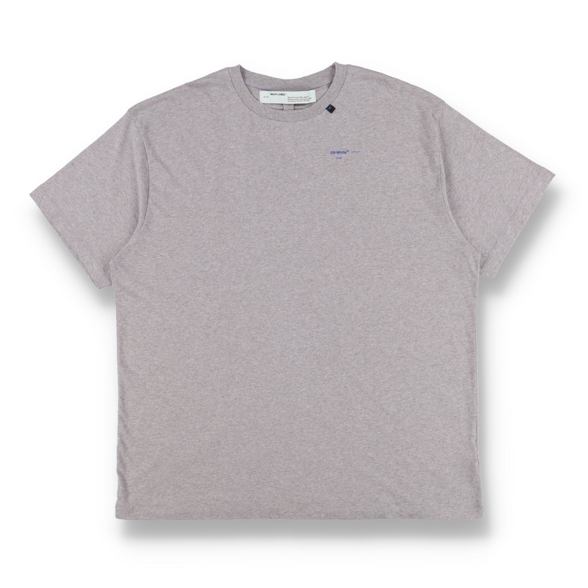 Off-White Grey Acrylic Arrows Logo Oversized T-shirt Size US L / EU 52-54 / 3 - 5 Thumbnail