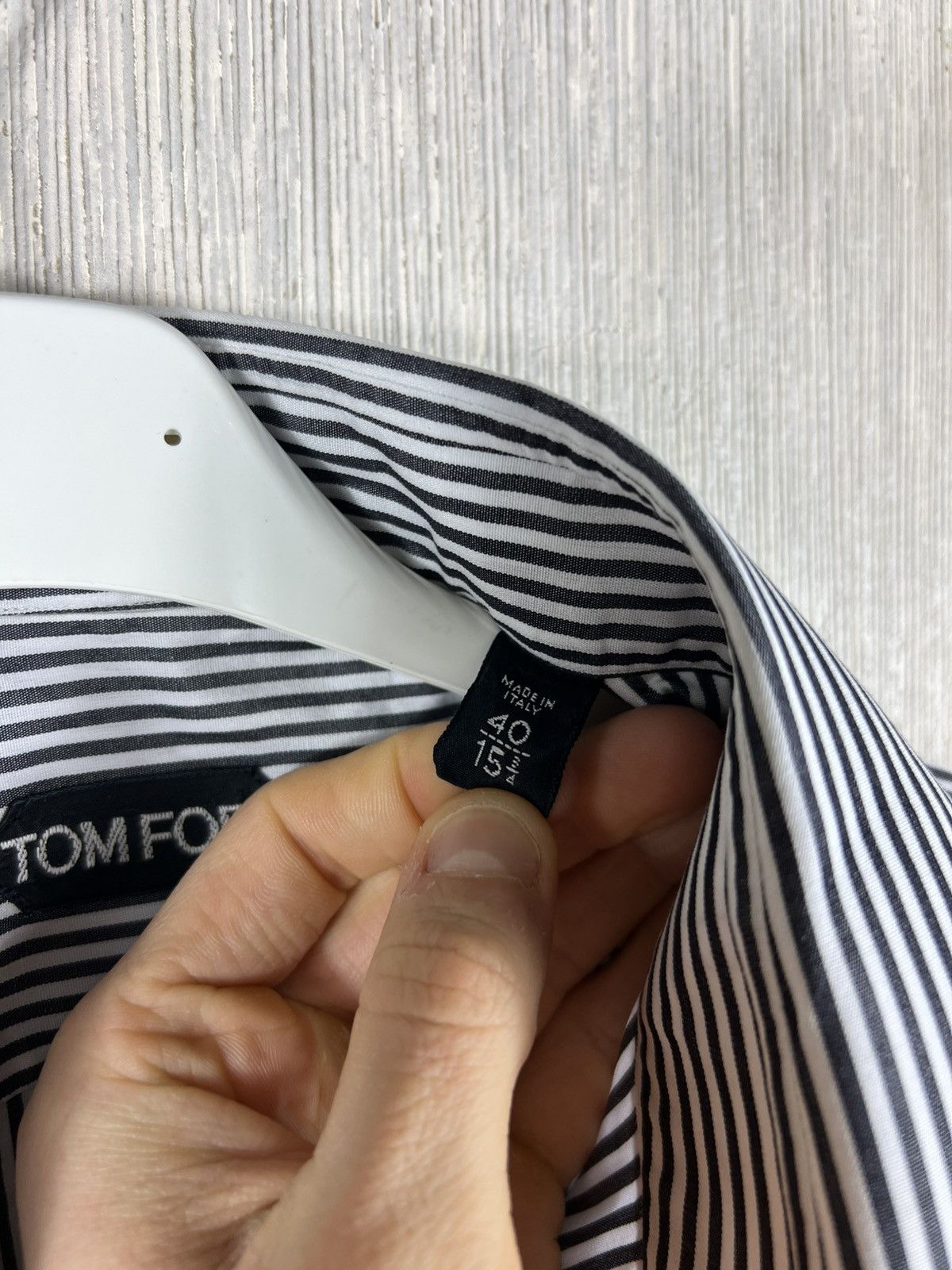 Tom Ford Tom Ford striped casual shirt with french cuff luxury cuffs Size US L / EU 52-54 / 3 - 17 Thumbnail