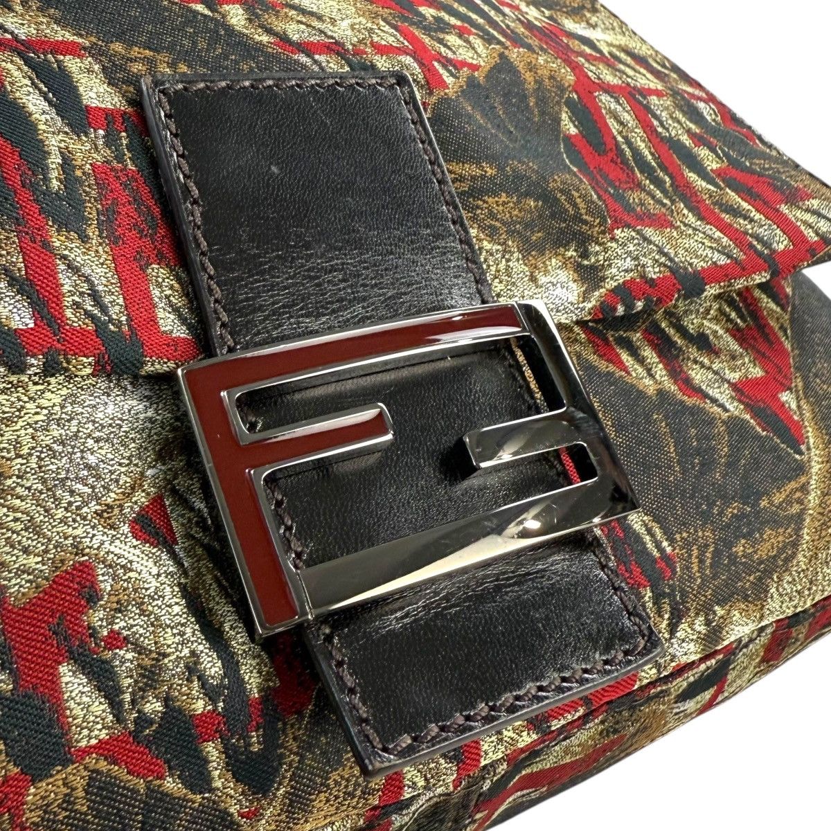 Fendi Fendi Zucca Falcon Mamma Baguette Shoulder Bag Size ONE SIZE - 9 Thumbnail