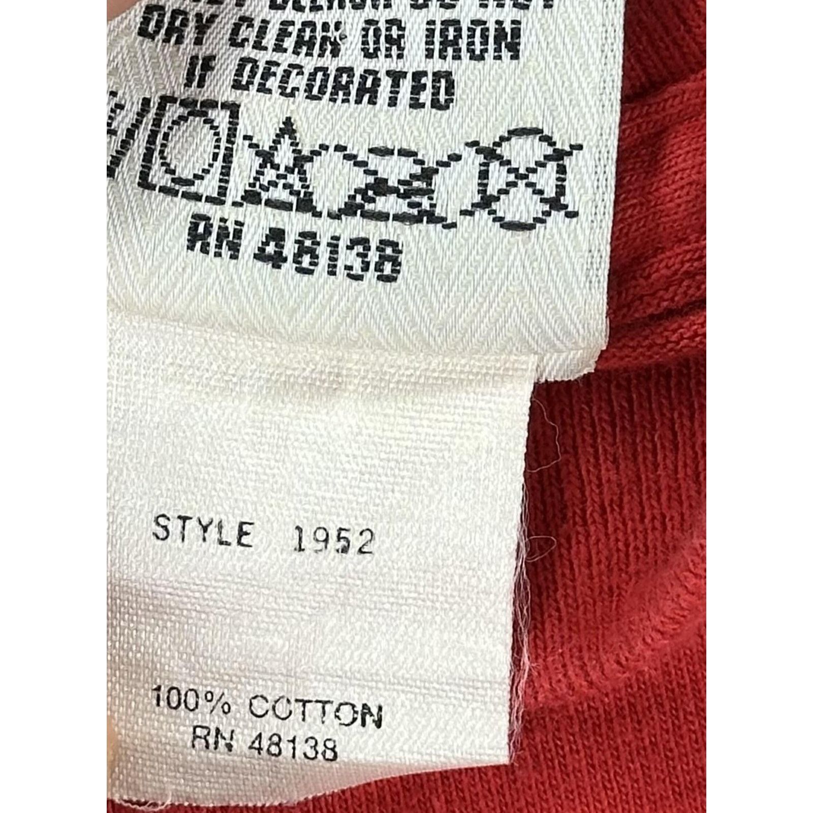 Nutmeg Vintage San Francisco 49ers Shirt XL Red Nutmeg Mills USA Size US XL / EU 56 / 4 - 12 Thumbnail