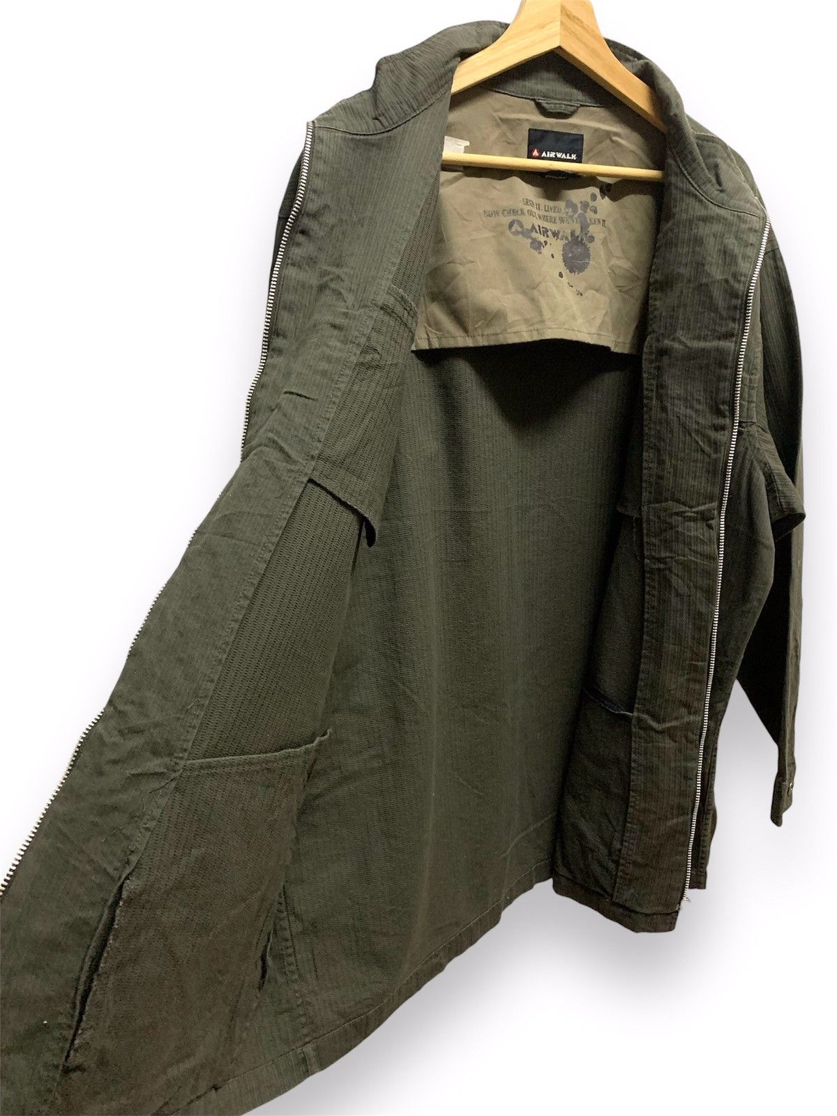 Airwalk AIRWALK Corduroy Zipper Jacket Size US XXL / EU 58 / 5 - 7 Thumbnail
