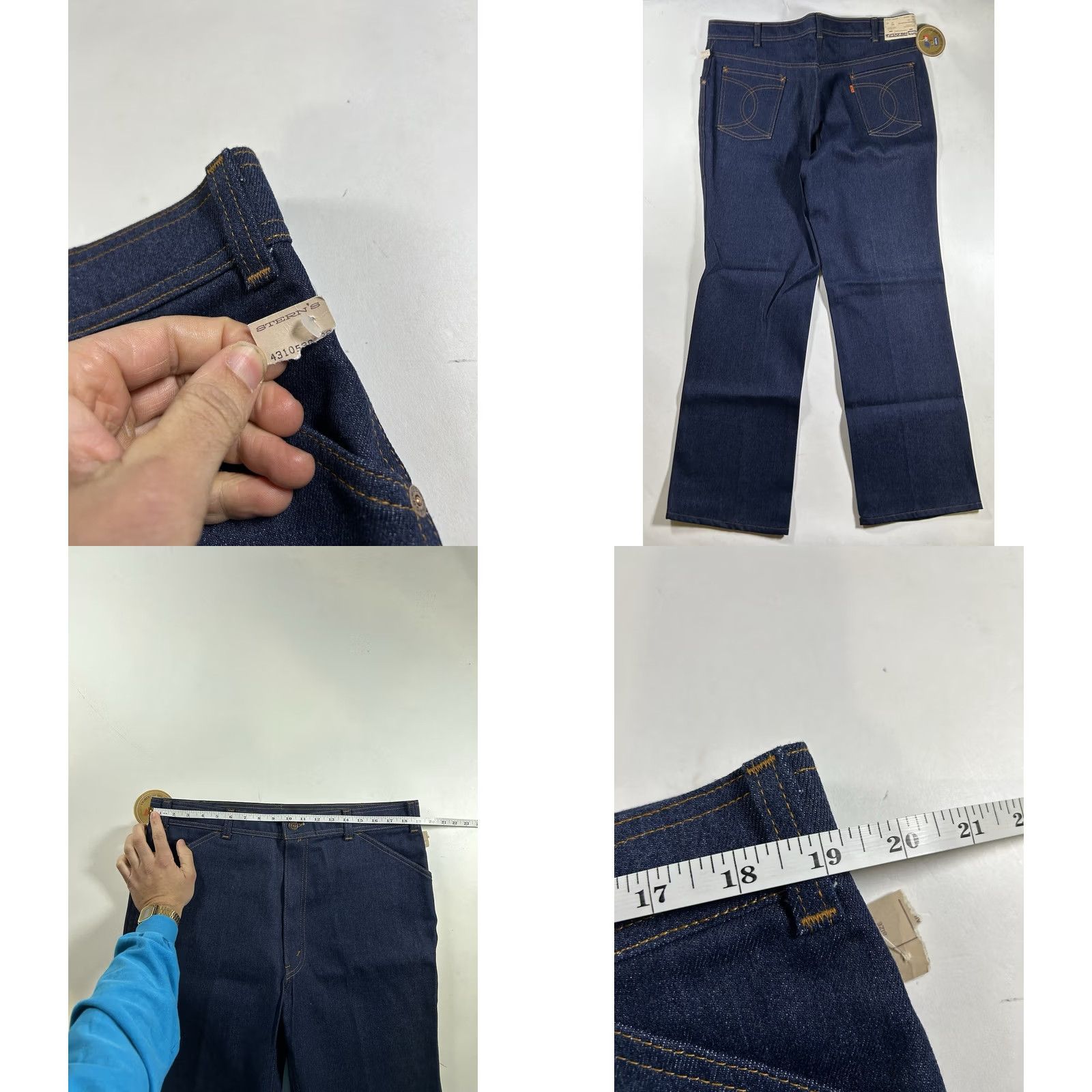 Levi's VINTAGE Levis Orange Tab 1984 Olympics Jeans 38x30 Brand New Dead Stock With Tag Men Denim Blue 80s USA Jeans OLympics Leather? Size US 38 / EU 54 - 10 Thumbnail