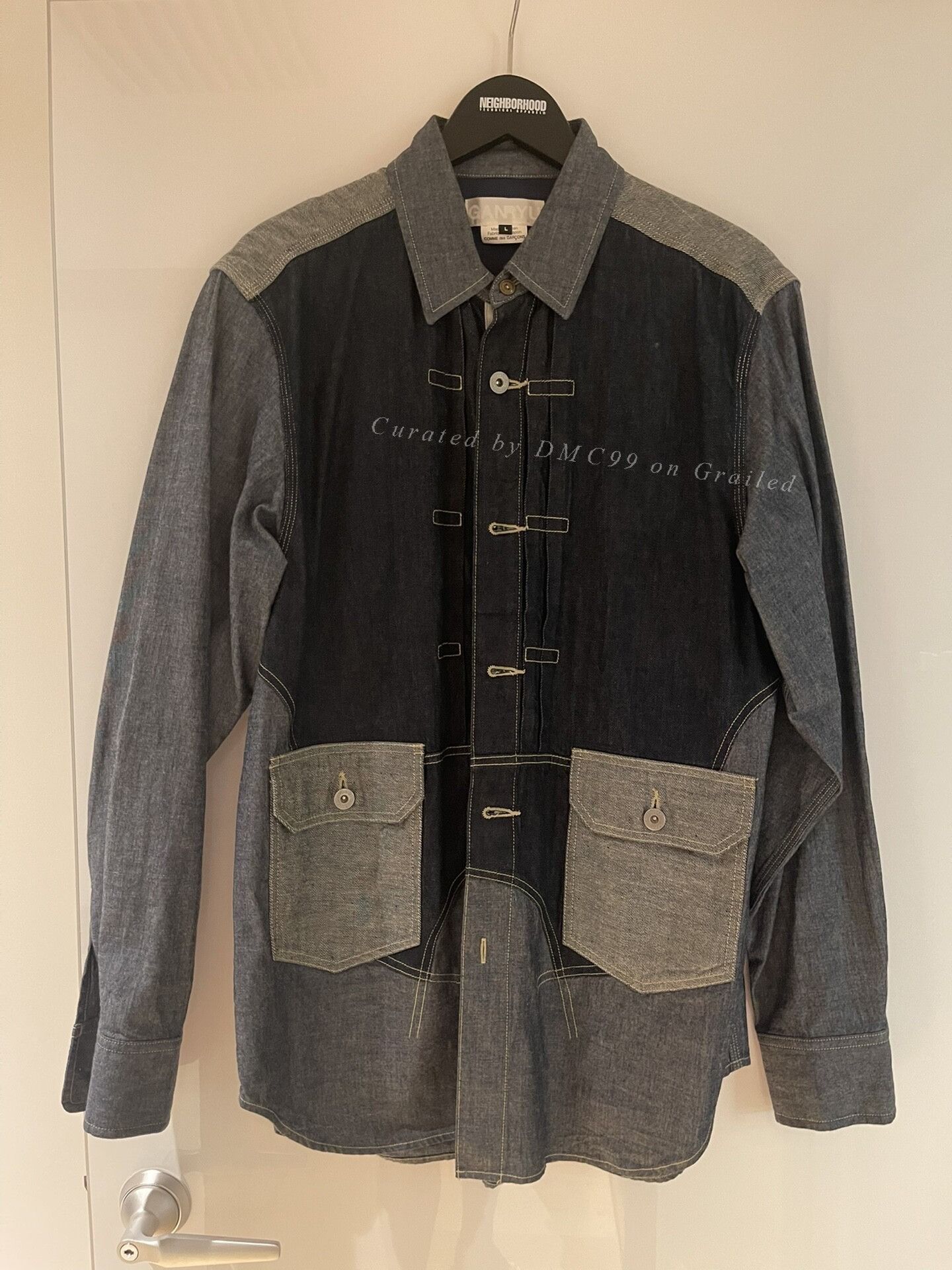 Ganryu Comme des Garcons Ganryu Patchwork Shirt L Size US L / EU 52-54 / 3 - 1 Thumbnail