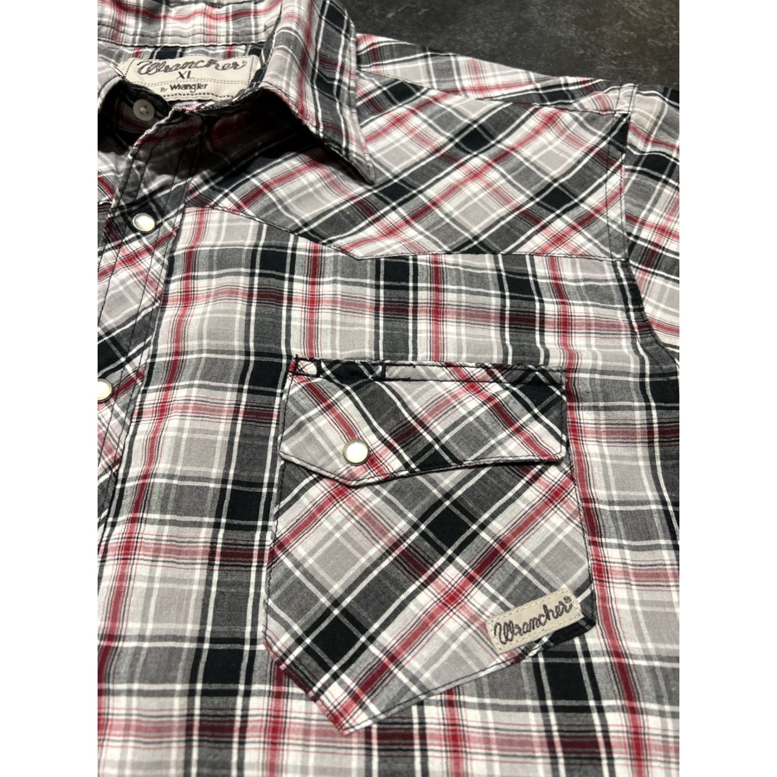 Levi's Levi's Western Shirt Men's XL Short Sleeve Plaid Pearl Snap Casual Button-Up Multicolor Size US XL / EU 56 / 4 - 3 Thumbnail