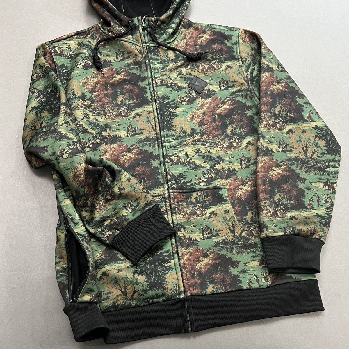 Burton BURTON Dryride Countryside Print Hooded Full Zip Jacket Size US M / EU 48-50 / 2 - 8 Thumbnail