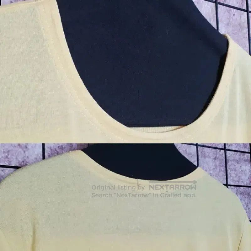 Burberry Burberry Summer Yellow Cotton Embroidered T-Shirt. Size M / US 6-8 / IT 42-44 - 5 Thumbnail