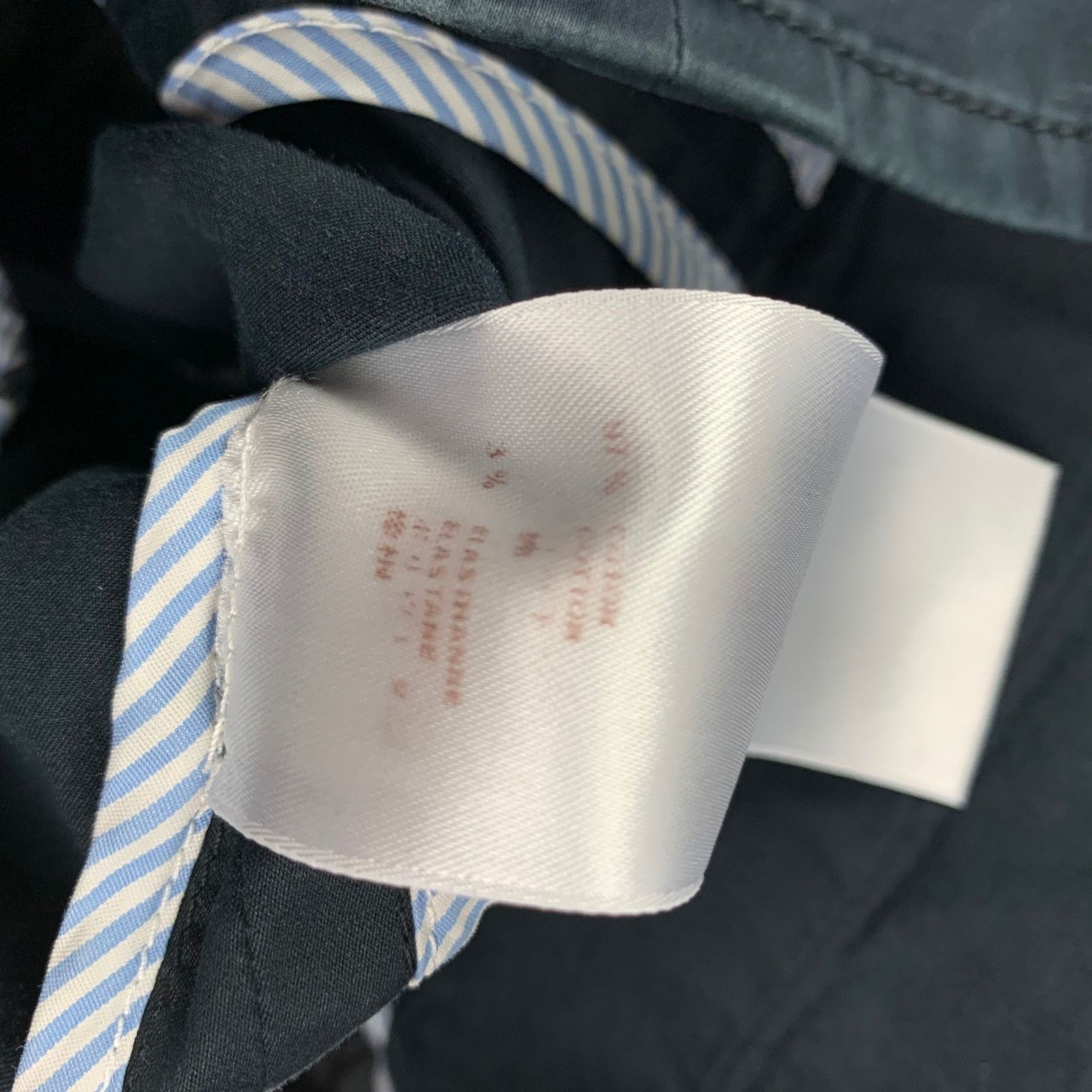 Louis Vuitton LOUIS VUITTON Size 6 Navy Cotton High Waisted Dress Pants Size 28" / US 6 / IT 42 - 5 Thumbnail
