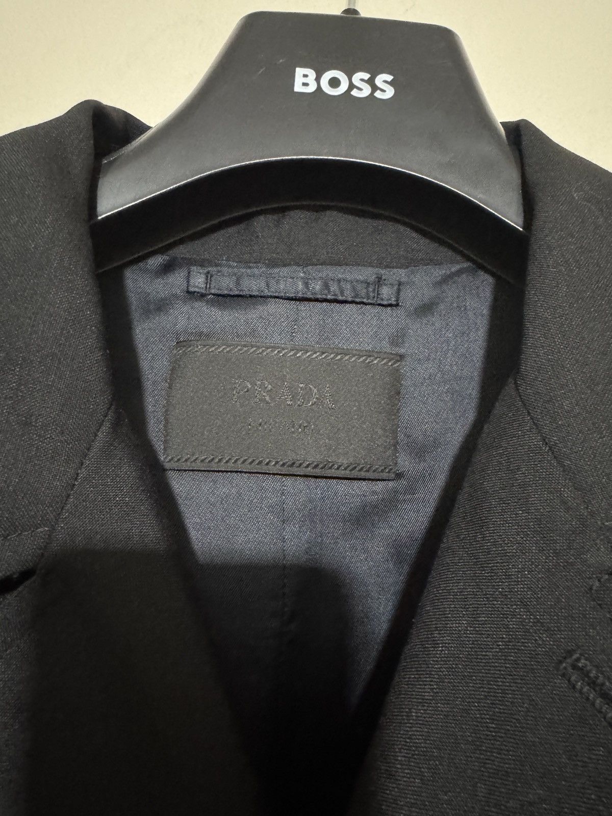 Prada Black prada 2018 rubber patch coat Size US S / EU 44-46 / 1 - 4 Thumbnail