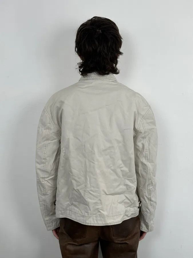 Acne Studios Acne Studios White Creamy Worker Buttoned Jacket Size US M / EU 48-50 / 2 - 3 Thumbnail