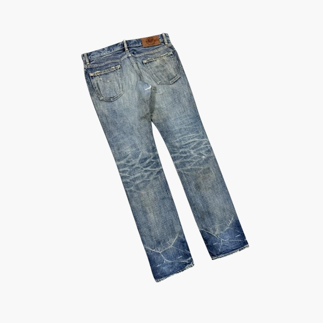 Hysteric Glamour Vtg💥Hysteric Glamour X Ramones Ripped Disstresed Jeans Size US 32 / EU 48 - 12 Thumbnail