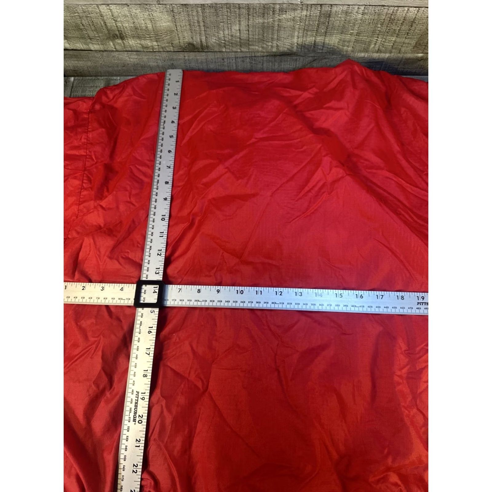 Russell Athletic VINTAGE Russell Athletic Hooded Windbreaker Jacket XL Men Red Nylon Thermal Waffle Lined 90s Made in USA Size US XL / EU 56 / 4 - 6 Thumbnail