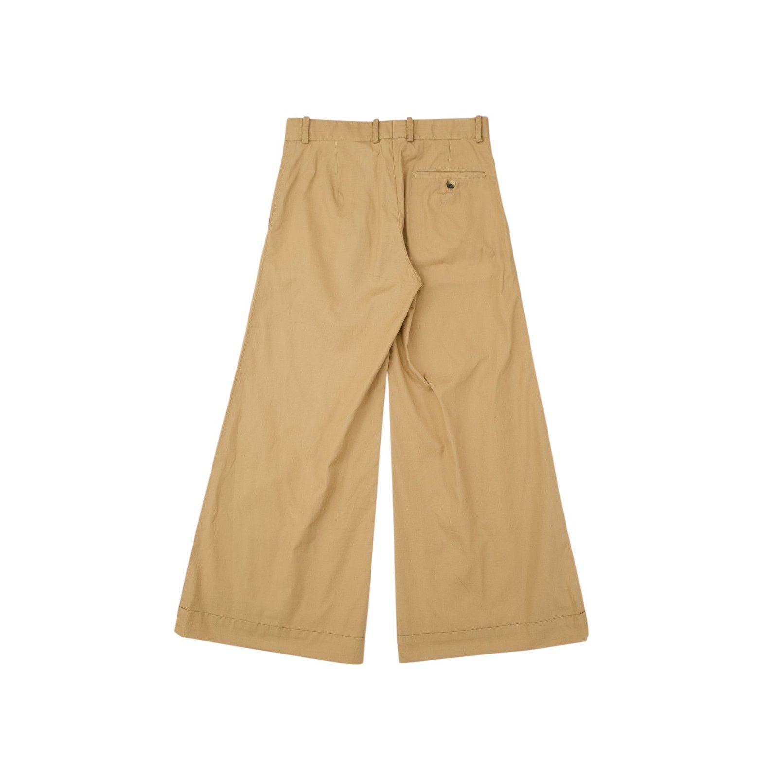 Celine by Phoebe Philo Beige Bootcut Trousers Size 25" / US 0 / IT 36 - 2 Thumbnail
