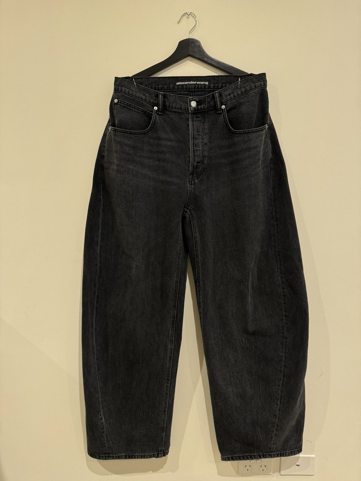 Alexander Wang Alexander Wang oversized rounded low grey aged 031 denim Size US 28 / EU 44 - 1 Thumbnail