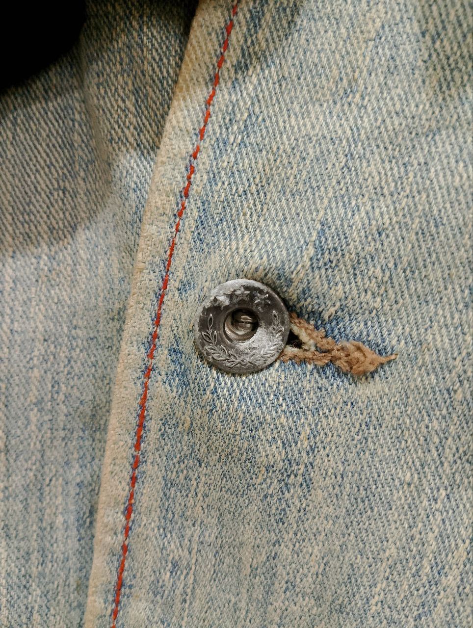 Japanese Brand Vintage ROYAL BLUE Distressed Denim Jacket Size L / US 10 / IT 46 - 12 Thumbnail