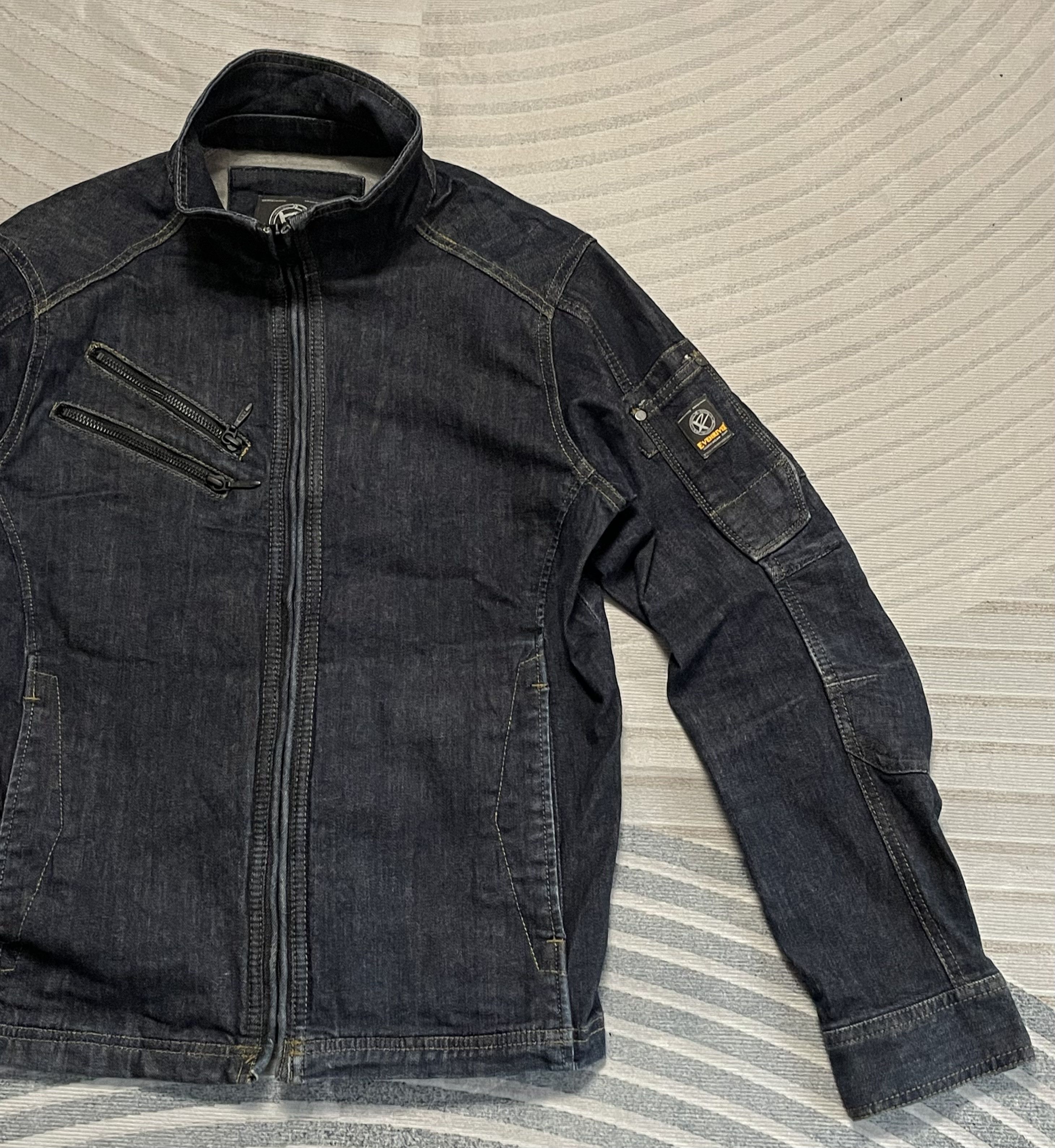 If Six Was Nine Evenriver Biker Denim Jacket Size US S / EU 44-46 / 1 - 3 Thumbnail