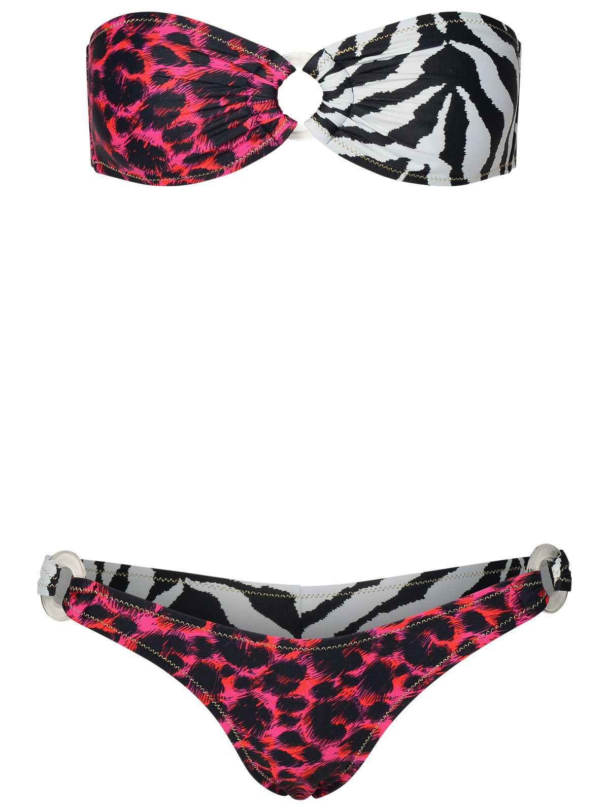 image of Reina Olga Multicolor Polyamide Bikini, Women's (Size Small)