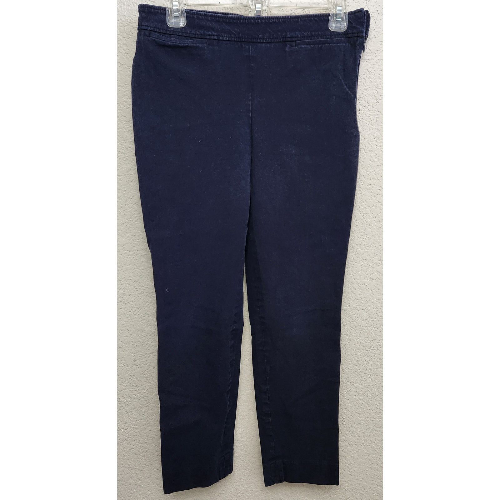 Other Talbots Blue Chatham Flat Front Ankle Pants 6 Tapered Legs Size 28" / US 6 / IT 42 - 1 Thumbnail