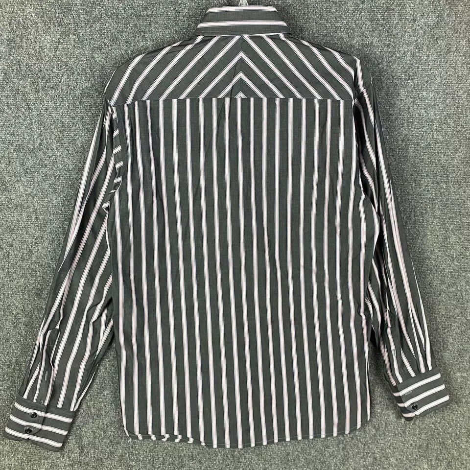 Other Enzone Button Up Shirt Men's Medium Striped Long Sleeve M Size US M / EU 48-50 / 2 - 8 Thumbnail