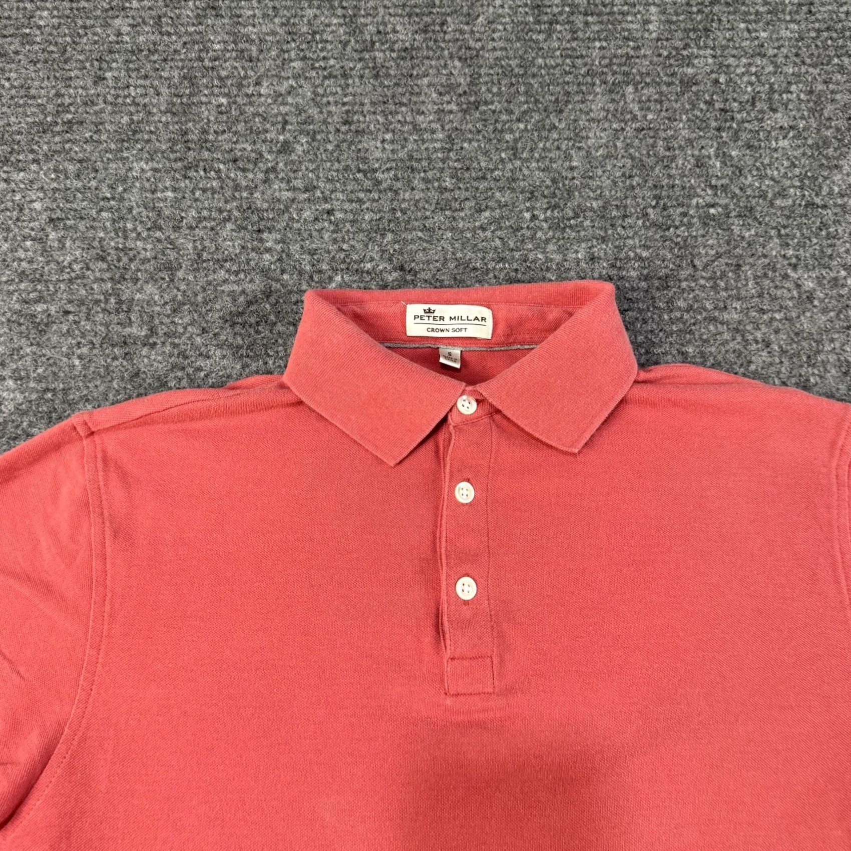 Peter Millar Peter Millar Polo Shirt Mens Small Red Crown Soft Pima Cotton Silk Blend Casual Size US S / EU 44-46 / 1 - 3 Thumbnail