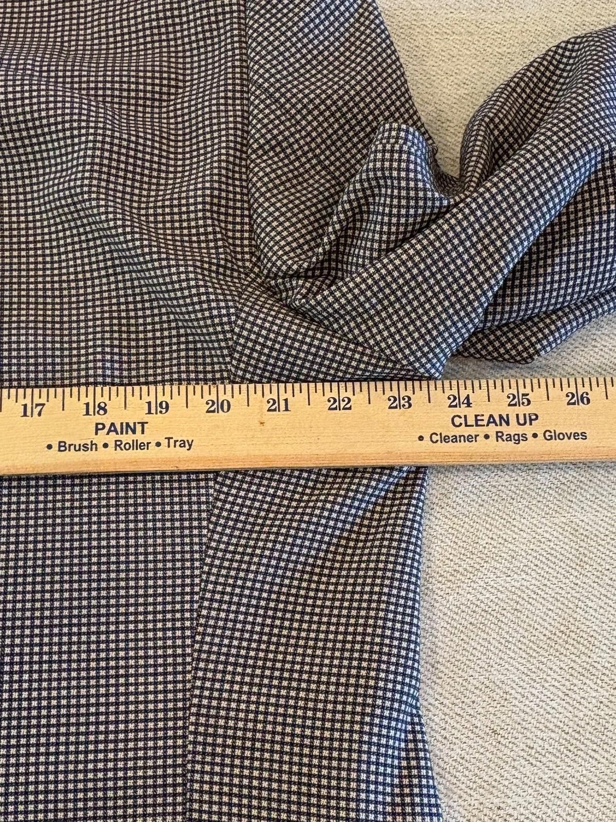 Armani Collezioni Armani Sport Coat 46R Houndstooth 100% Wool Made in Italy Size 46R - 4 Thumbnail