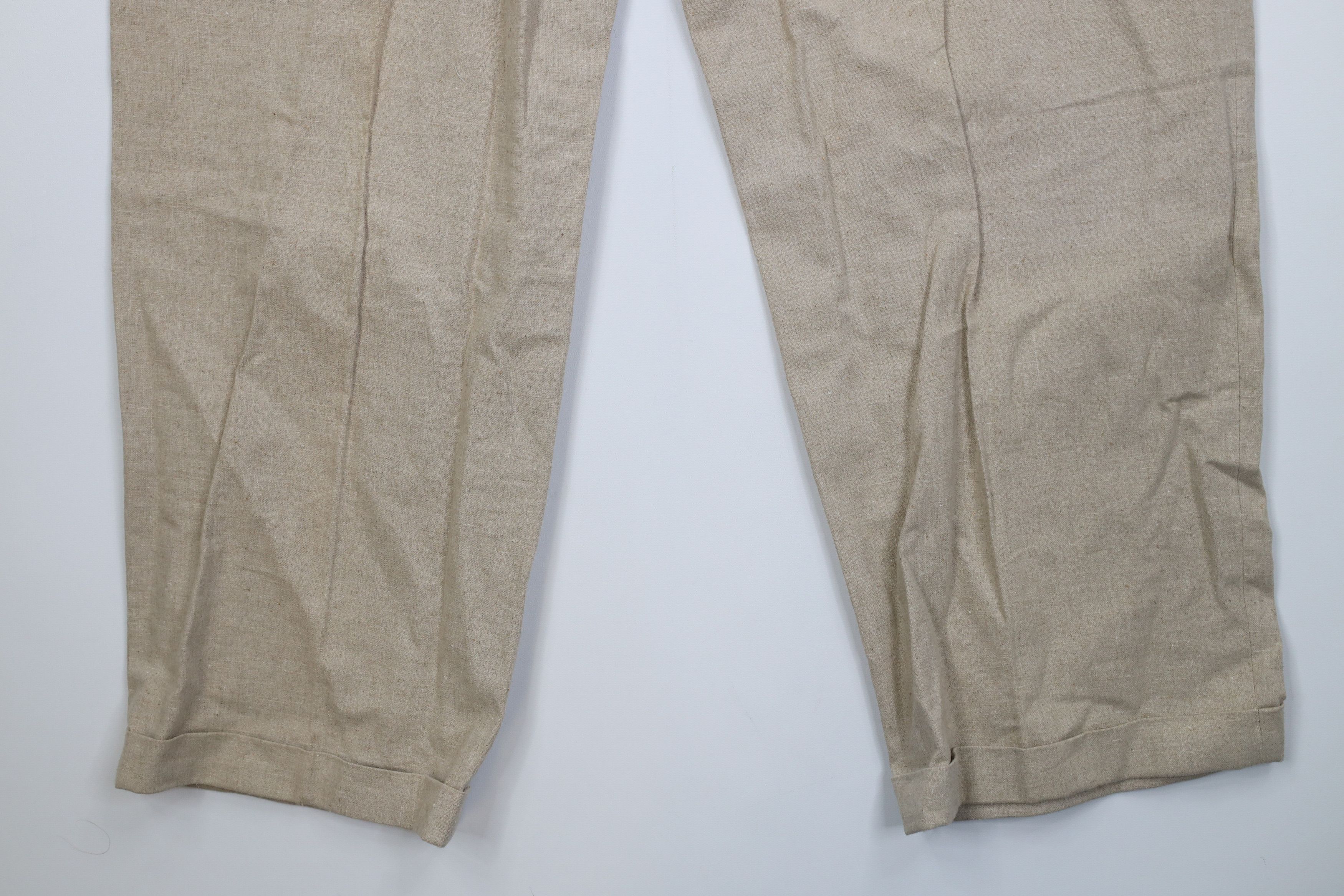 Vintage Vintage 90s Streetwear Wide Leg Chino Pants Trousers Beige Size US 38 / EU 54 - 12 Thumbnail