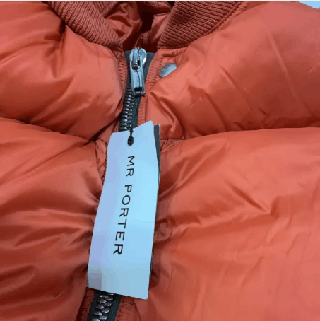 Rick Owens Rick Owens Orange Quilted Puffer Bomber Jacket Size US S / EU 44-46 / 1 - 5 Thumbnail