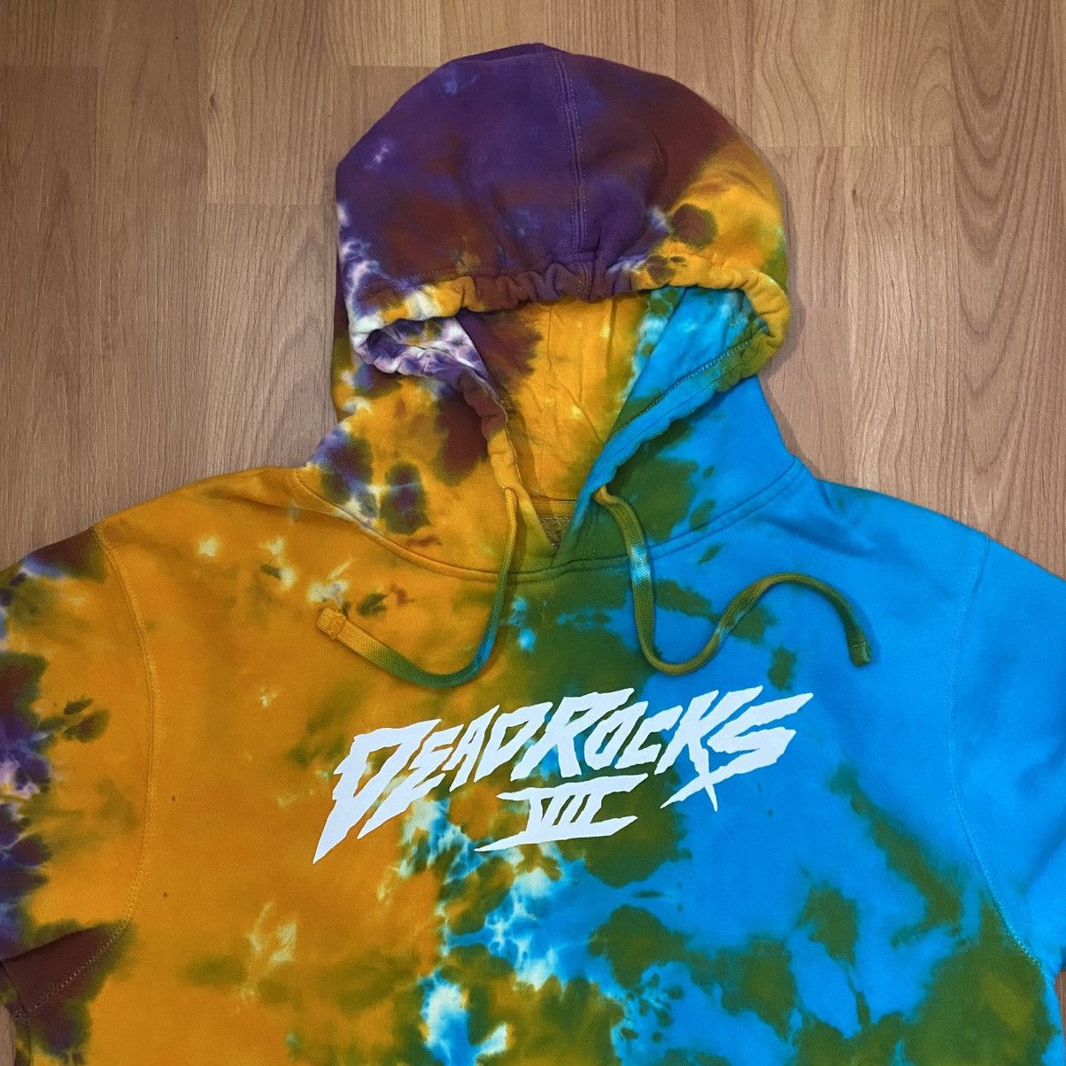 Band Tees Zeds Dead Deadrocks VlI First Show Back Tie Dye Hoodie Large Size US L / EU 52-54 / 3 - 3 Thumbnail