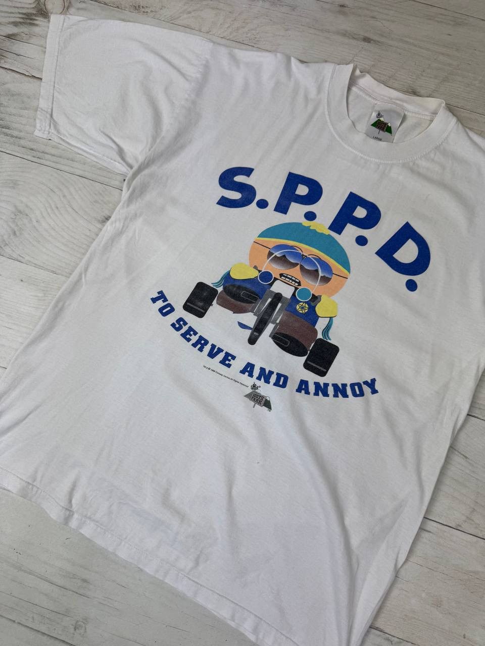 Cartoon Network Vintage South Park 1999 Cartman SPPD Comedy Central T-Shirt Size US L / EU 52-54 / 3 - 3 Thumbnail