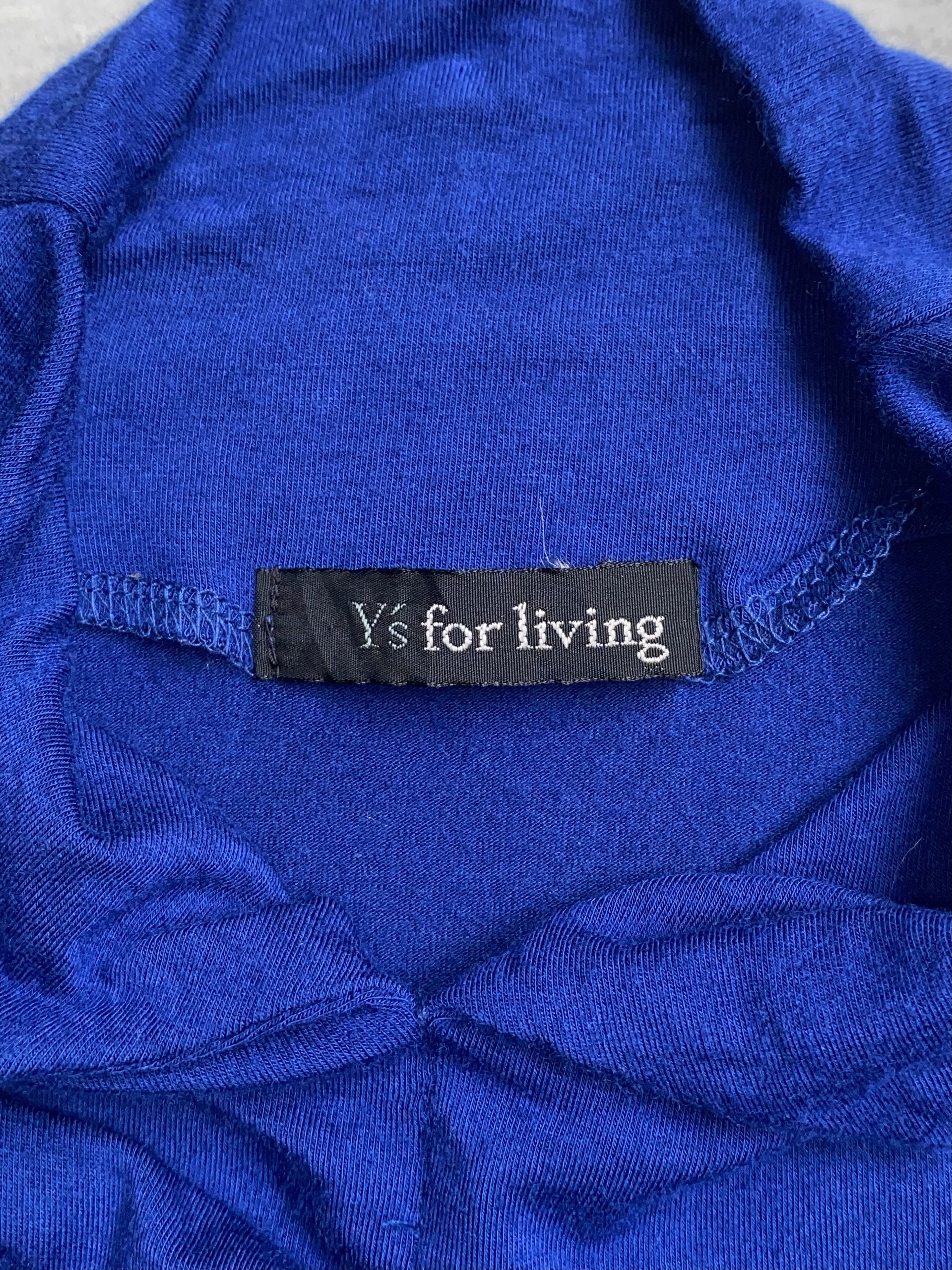 Yohji Yamamoto Y’S FOR LIVING Yohji Yamamoto Blue T-shirt Size US XS / EU 42 / 0 - 12 Thumbnail