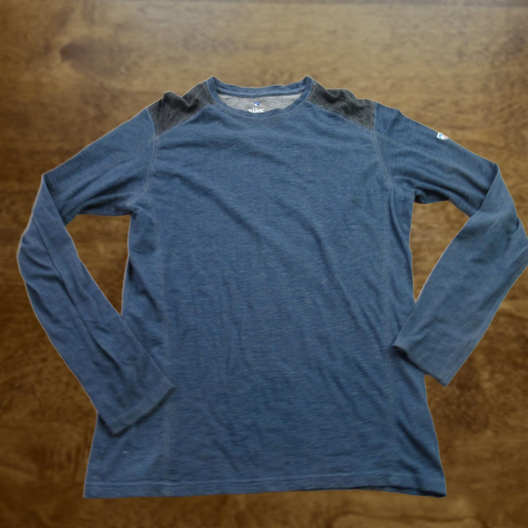 Vintage Kuhl Shirt Mens Medium Long Sleeve Crew Neck Blue Sweater Casual Lightweight Size US M / EU 48-50 / 2 - 1 Thumbnail