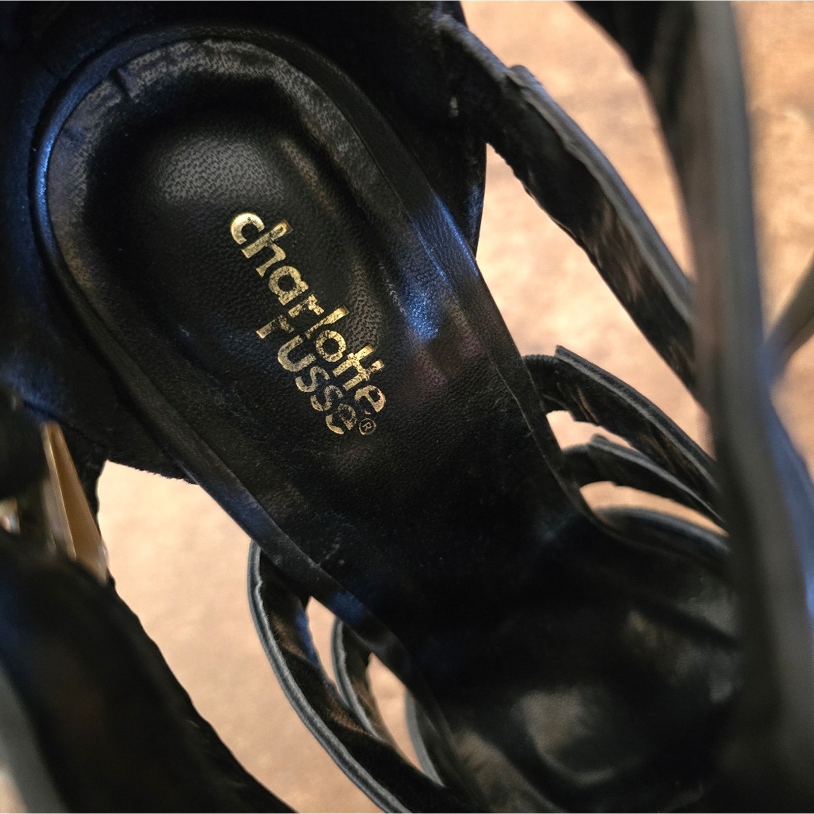 Other Black | CHARLOTTE RUSSE | Elle Buckle Bootie Size US 8 / IT 38 - 5 Thumbnail