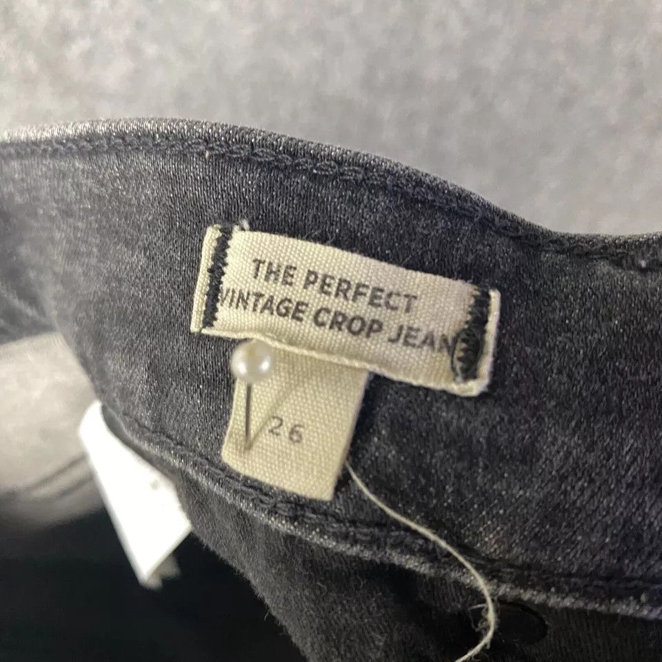 Madewell × Vintage Madewell Jeans Women's Size 26 The Perfect Crop Denim Size 26" / US 2 / IT 38 - 7 Thumbnail