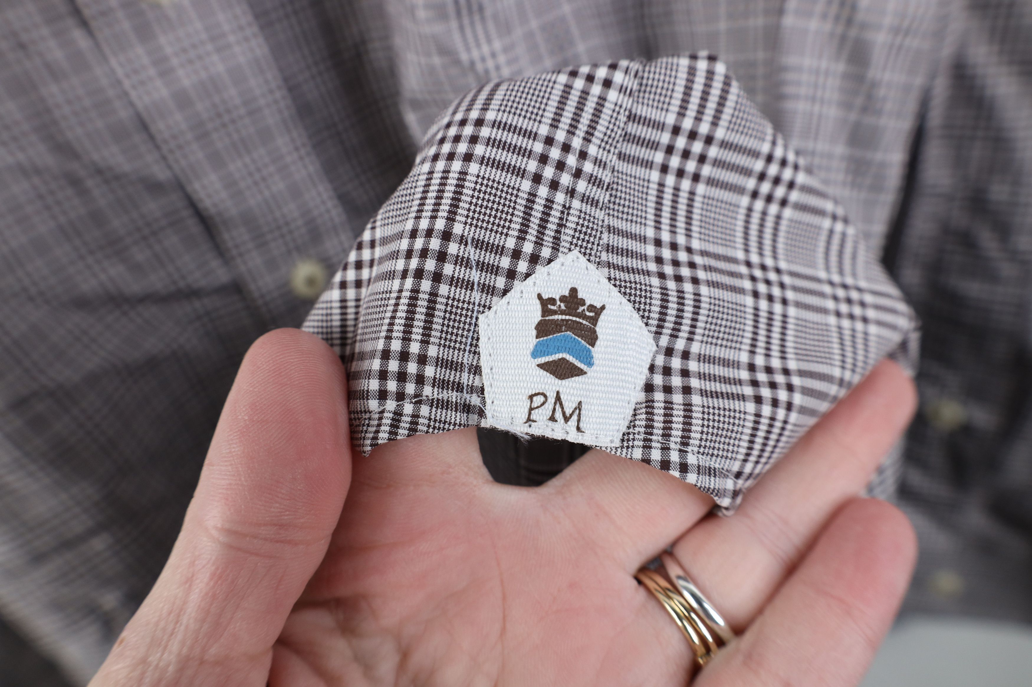 Peter Millar Peter Millar Long Sleeve Button Dress Shirt Plaid Cotton Size US L / EU 52-54 / 3 - 4 Thumbnail