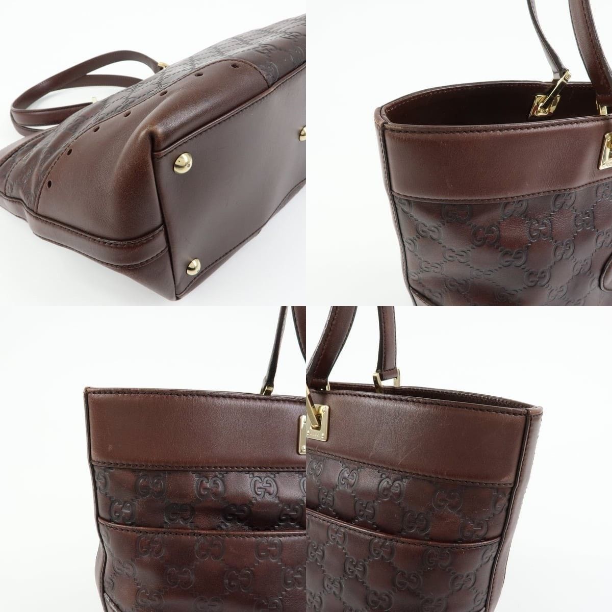 Gucci Gucci Guccissima Leather Tote Brown Size ONE SIZE - 5 Thumbnail