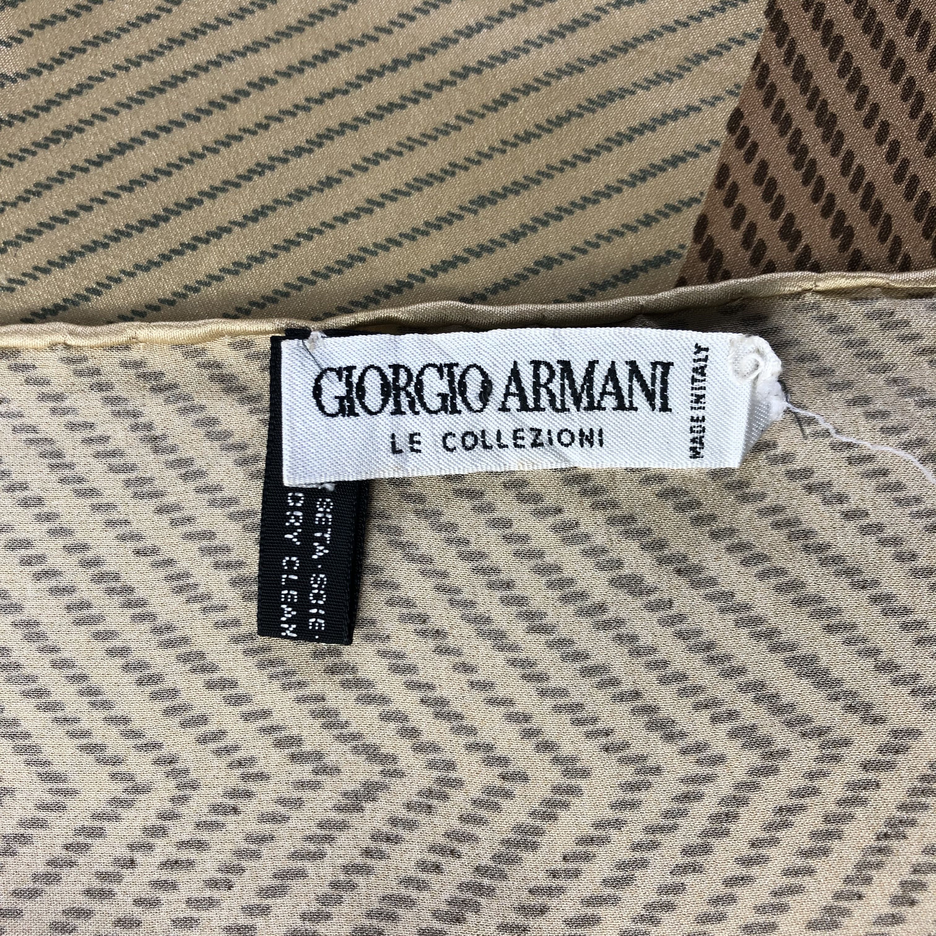 Giorgio Armani × Vintage Vintage Giorgio Armani Silk Scarf Size ONE SIZE - 5 Thumbnail