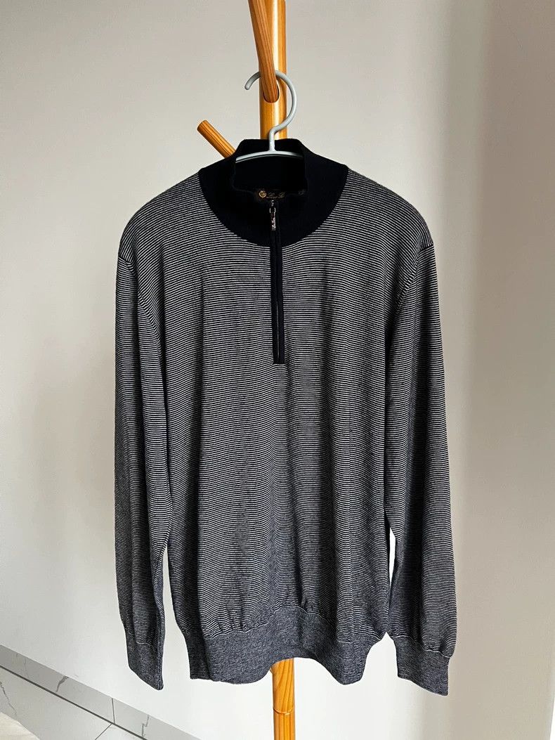 Loro Piana LORO PIANA High collar zipper cashmere sweater Size US L / EU 52-54 / 3 - 1 Thumbnail