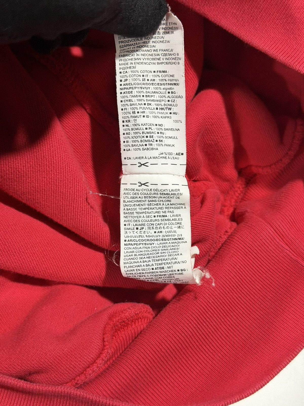 Gap × Yeezy Yeezy Gap Kanye West Ye Red Double Layered Perfect Hoodie M Size US M / EU 48-50 / 2 - 11 Thumbnail