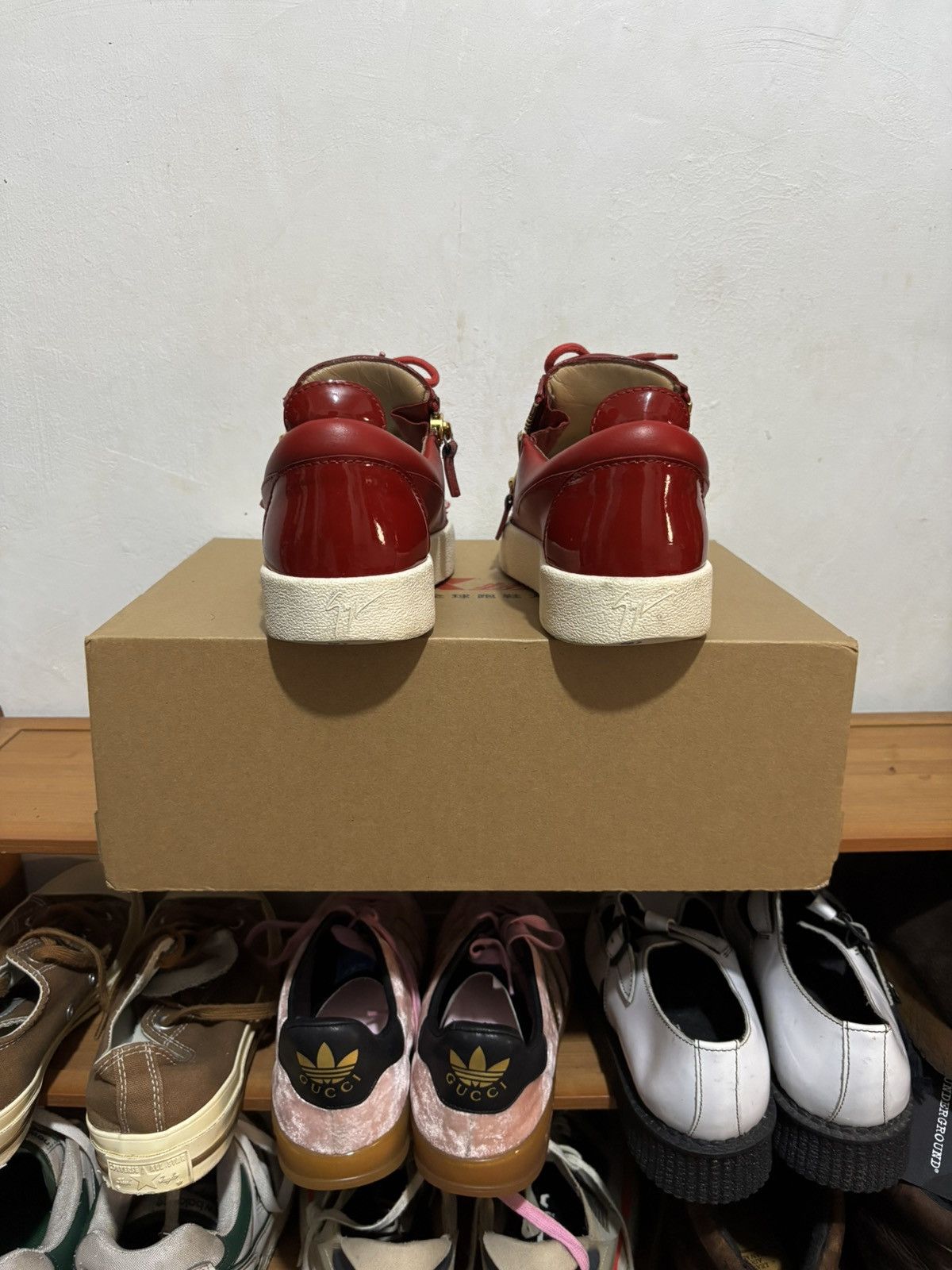 Giuseppe Zanotti Giuseppe Zanotti Red Sneakers Size US 8 / EU 41 - 12 Thumbnail